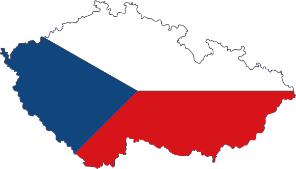 The Czech Republic flag